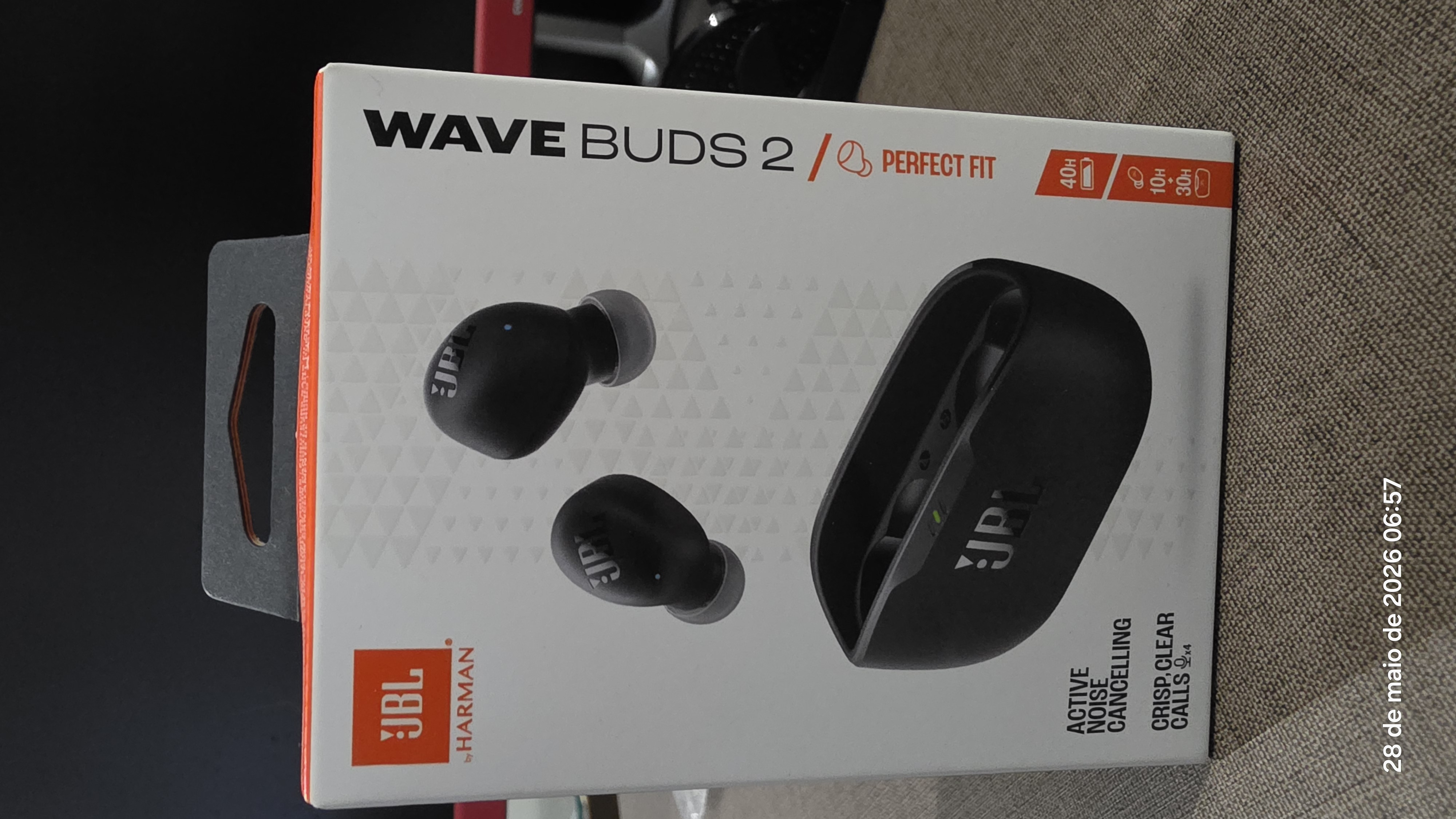 Prêmio da rifa Fone de ouvido JBL Wave Buds2 original